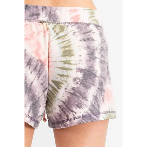 143 Story  Happy Tie Dye Shorts - Picture 3 of 6